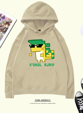 冬季库胡勒阿乔日系卫衣加绒初中生痛衣二次元动漫定做帽衫潮流装