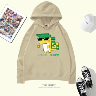 冬季库胡勒阿乔日系卫衣加绒初中生痛衣二次元动漫定做帽衫潮流装