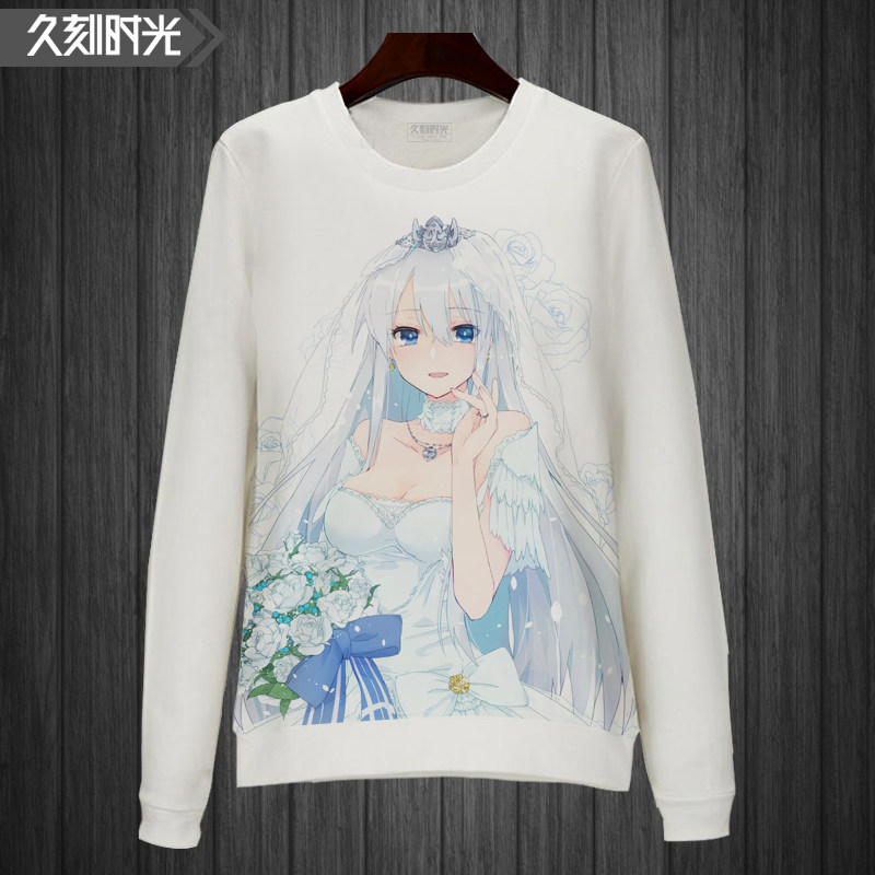 碧蓝航线痛衫独角兽卫衣男女青少年秋冬季衣服大码外套二次元上衣