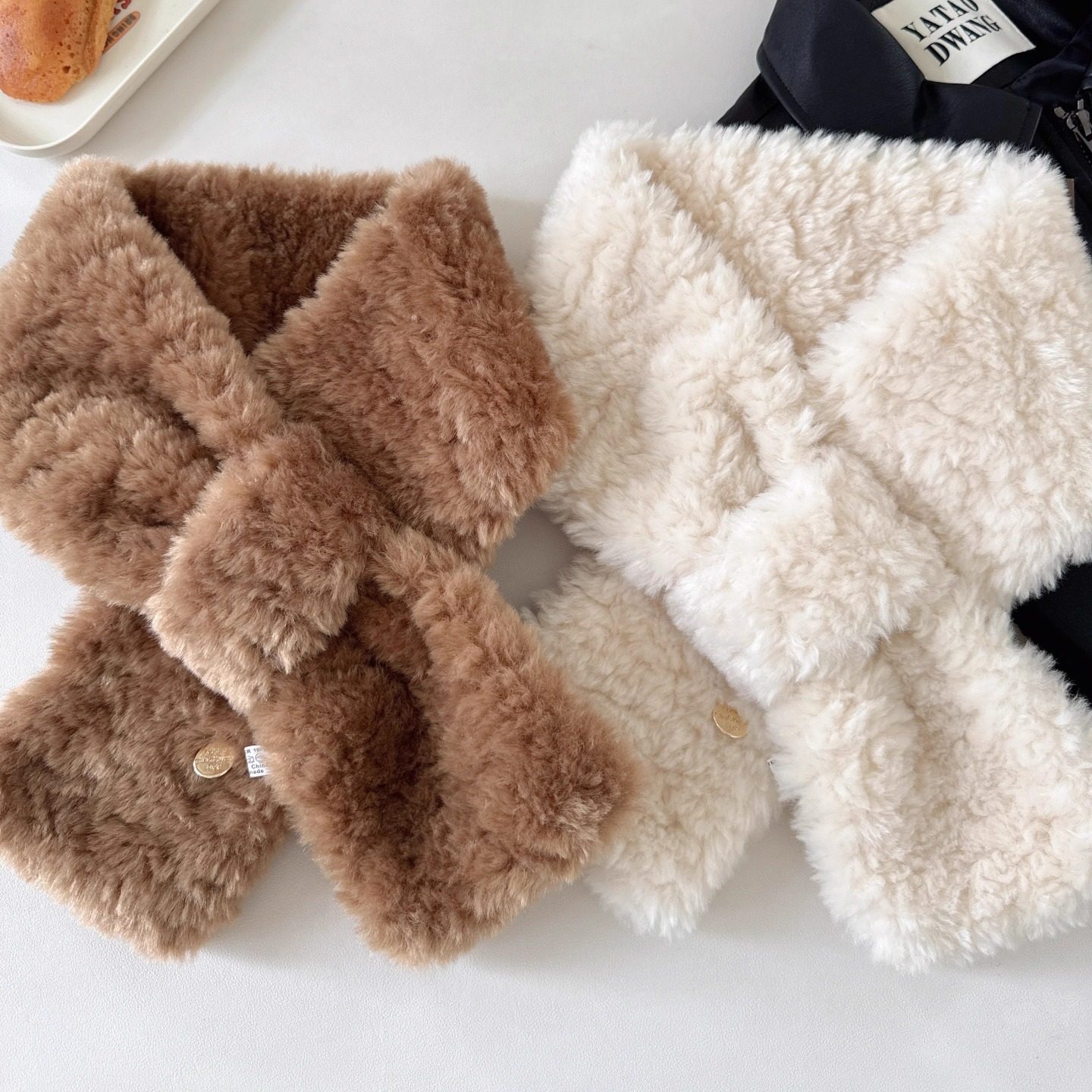 仿泰迪毛绒围巾女冬季护颈韩版百搭可爱毛领子保暖气质交叉小围脖,服饰配件/皮带/帽子/围巾,围巾/丝巾/披肩,淘宝优惠券,粉丝福利购,淘宝优惠卷