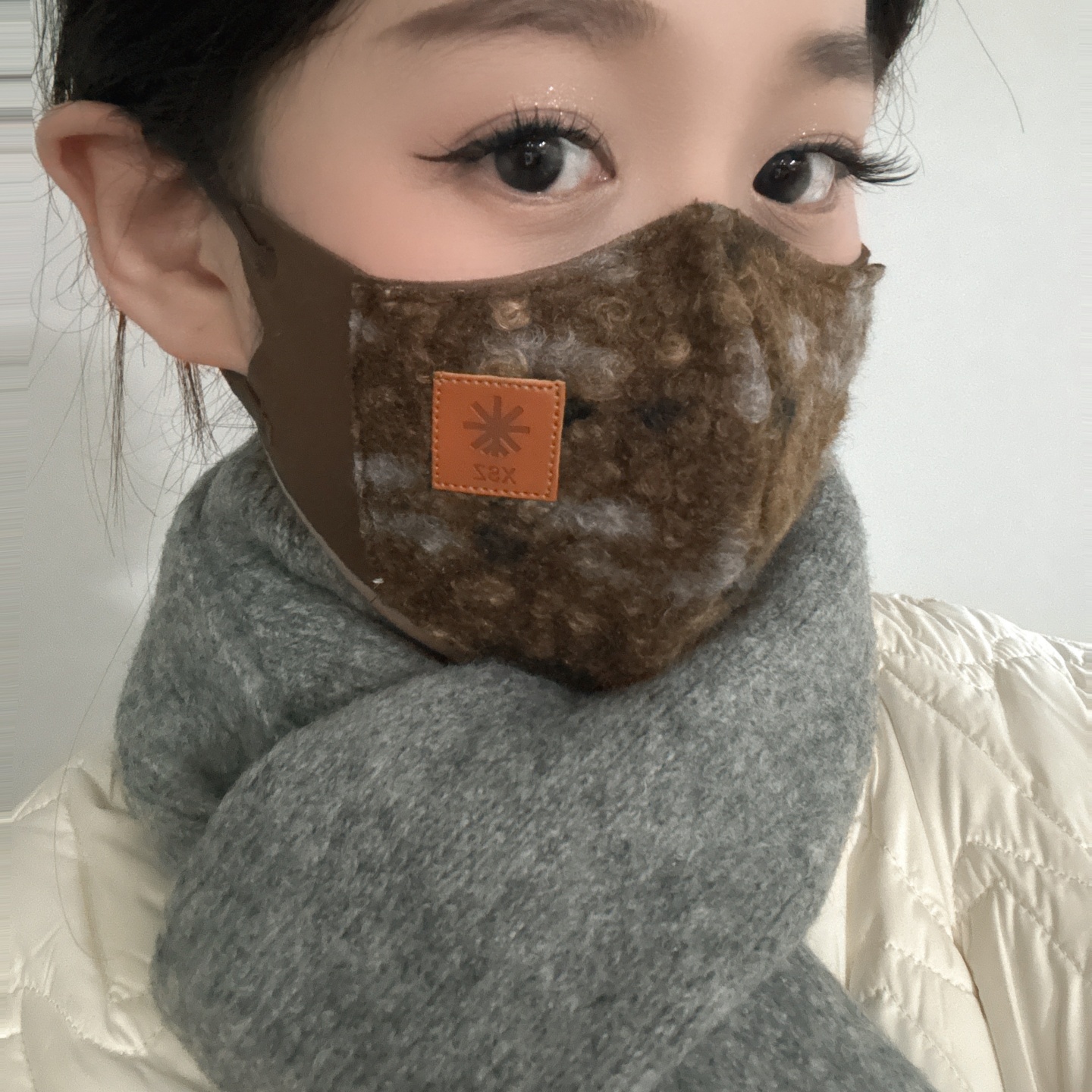 保暖口罩女高颜值秋冬季加厚防风防寒户外骑车防晒面罩脸罩可水洗