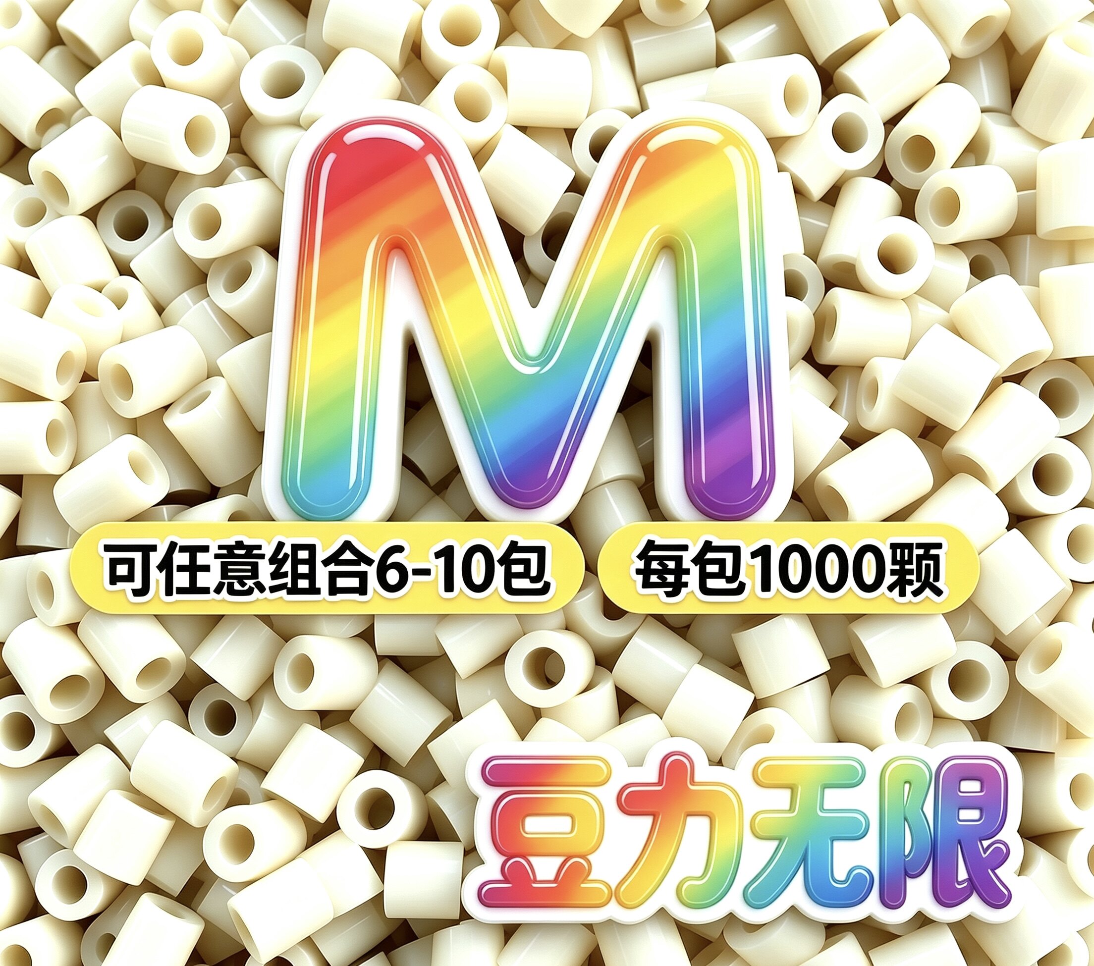 M系列2.6mm拼豆补充包无毛刺