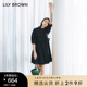 LILY BROWN春夏款 学院风假两件圆领短裙连衣裙LWFO221091