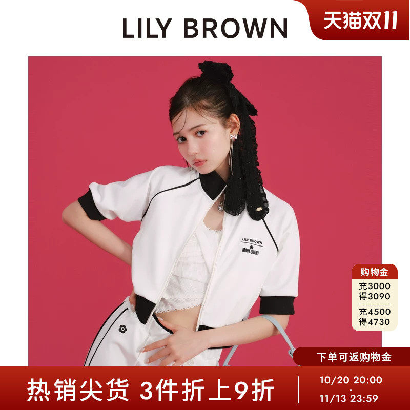 LILY BROWN秋冬款MARY QUANT休闲中袖夹克外套LWCJ254011