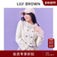 短款 LILY BROWN2026早春新品 蕾丝边优雅小香风夹克外套LWFJ261806