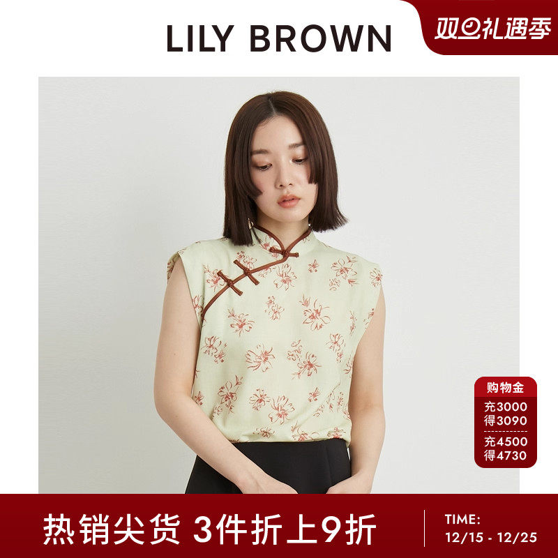 LILYBROWN无袖衬衫盘扣新中式