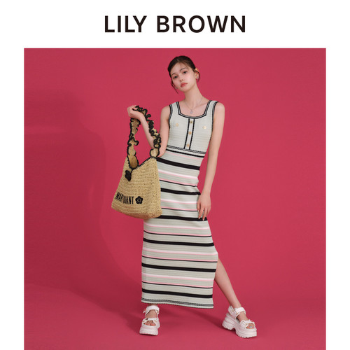 LILYBROWN小香风吊带连衣裙