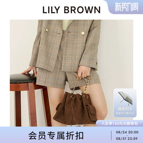 LILYBROWN直筒休闲西装短裤