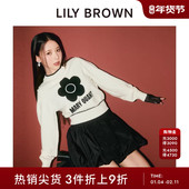 MARY LILY BROWN秋冬款 QUANT休闲圆领针织上衣LWNT245094