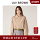 LILY BROWN春夏款 气质纯色拉链翻领短风衣外套LWFC251098