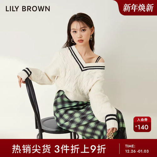 LilyBrown针织套头学院风毛衣