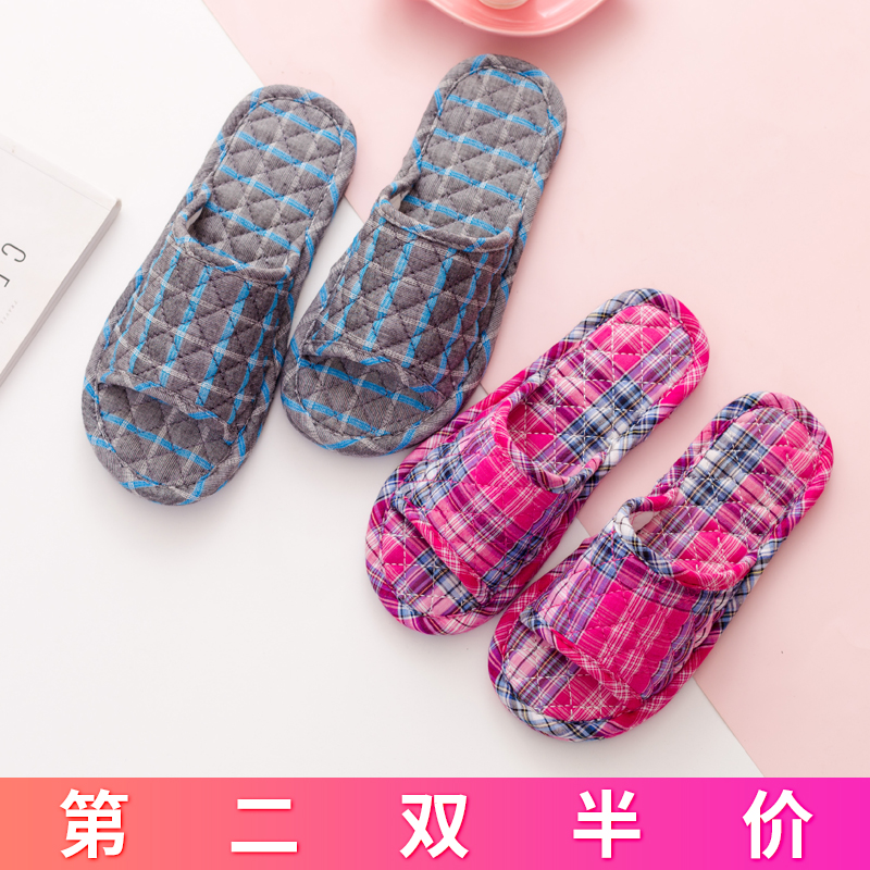 韩版男女四季春秋冬静音拖鞋