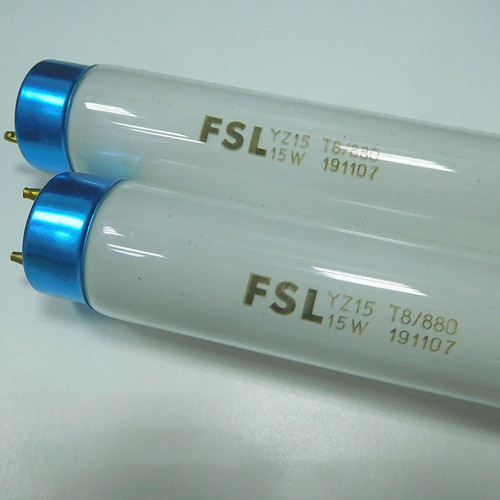Yz15 15wT8/880日光老式蓝头三基色荧光灯管超亮鱼缸灯管长度45cm