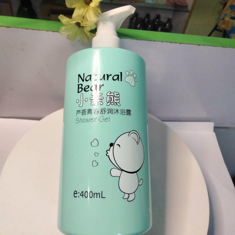 小亲熊芦荟青春舒润沐浴露400ml清洁青少年学生