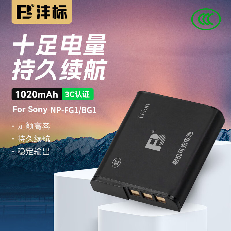 沣标NP-FG1/BG1电池适用索尼相机