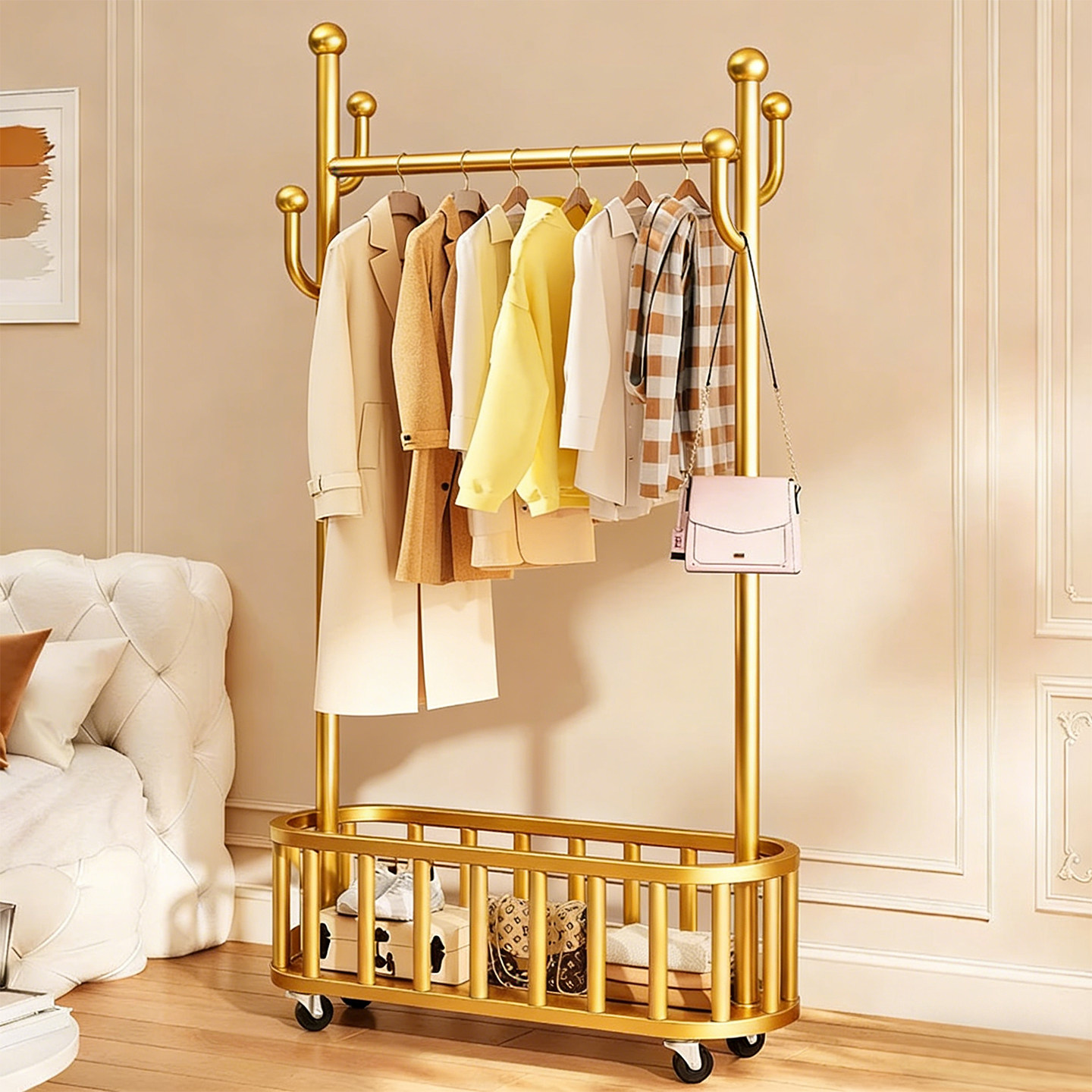 【全网热销10W】轻奢加粗挂衣架