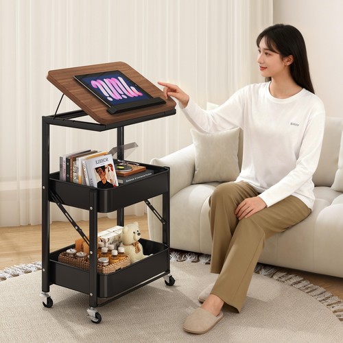 【懒人必备】折叠翻转零食置物架