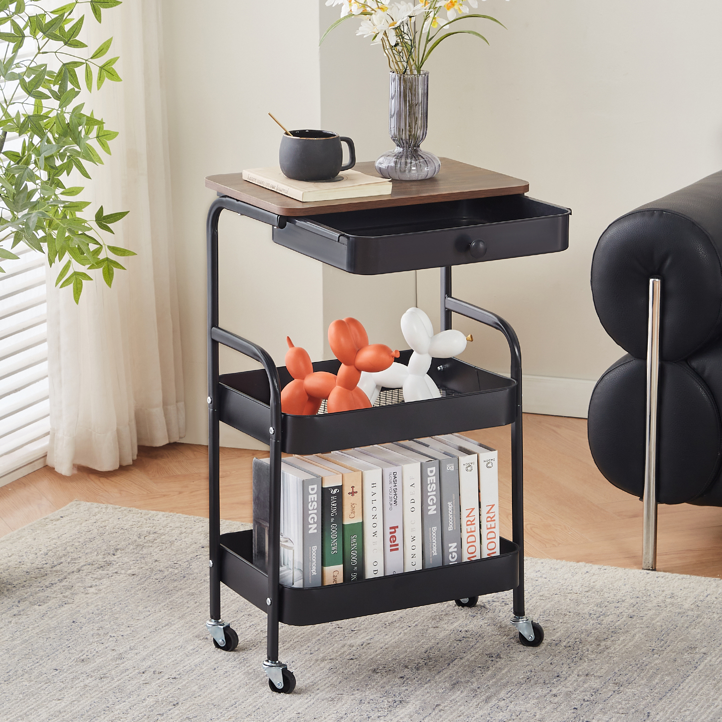 【独家升级抽屉款！】小推车