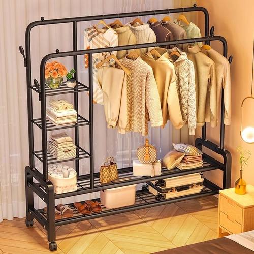 【十年老店】双杆晾衣架落地卧室