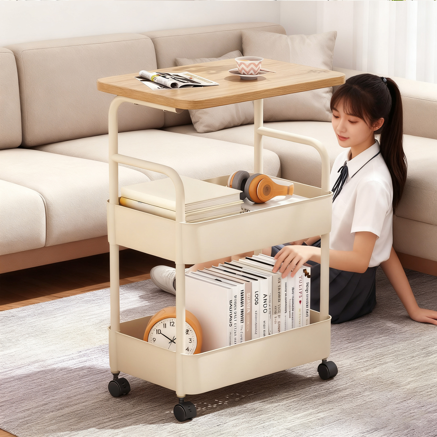 家捷仕客厅沙发旁边几