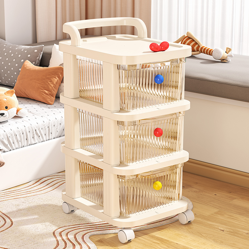 【加厚材质大容量】小推车置物架