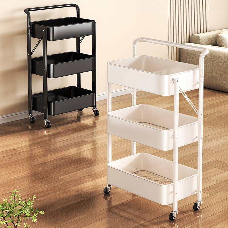 【不用安装】折叠碳钢置物架