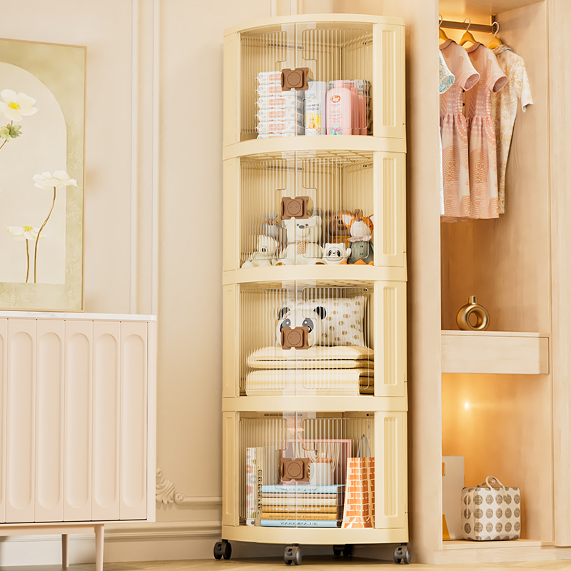 折叠客厅浴室转角桌面收纳置物架