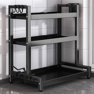 厨房调料品置物架台面多功能收纳厨房放油盐酱醋瓶罐调料省储物架