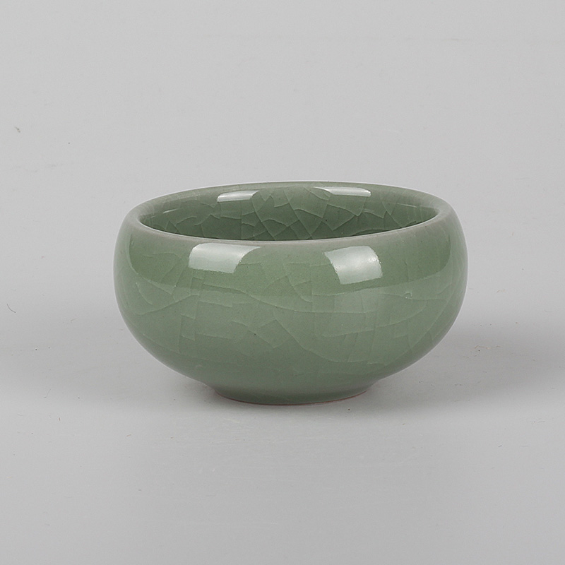 诚美真复古冰裂釉瓷日式茶杯