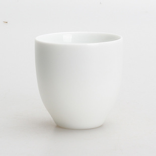 亏3.5元一个处理小茶杯80ml陶瓷喝酒杯功夫茶具喝茶杯子简约白色