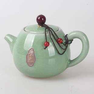 走量亏本处理只需15.9元哥窑茶壶冰裂泡茶器中式陶瓷单人泡茶单壶