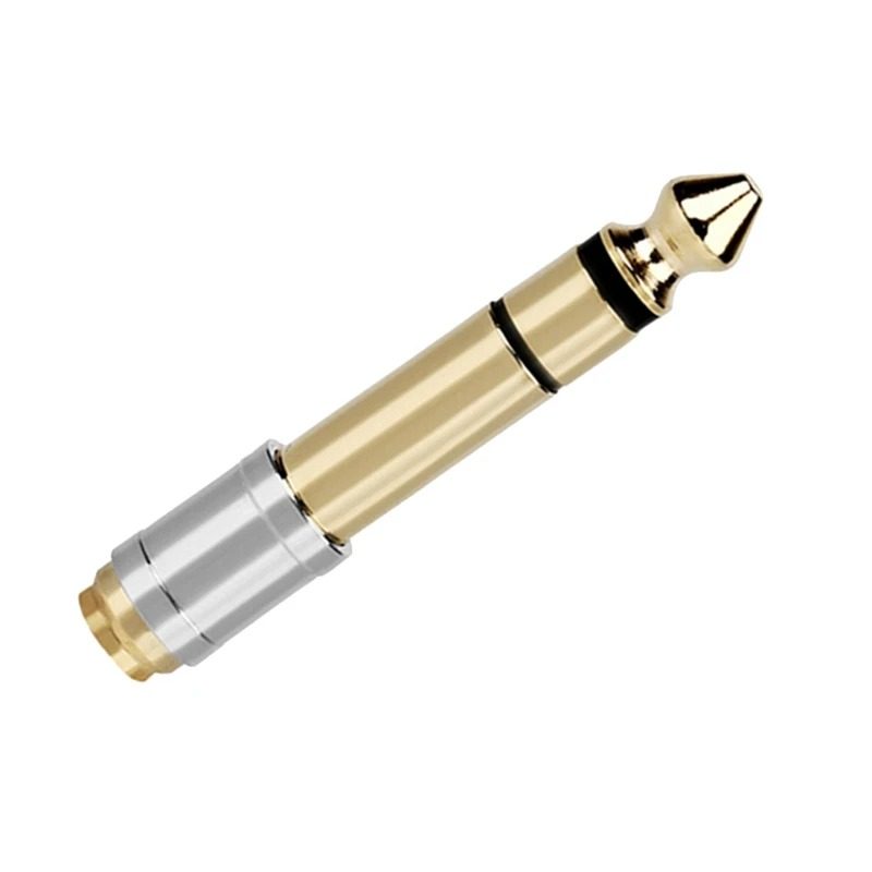 okcsc 6.35mm转3.5mm/4.4mm转换器转接头音频适配器麦克风连接器