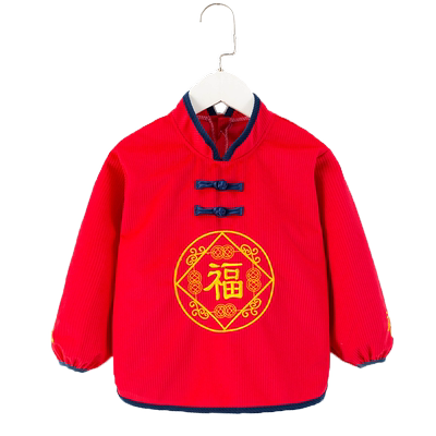 新年国风儿童罩衣龙年拜年服国潮