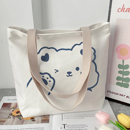加厚耐磨帆布包妈咪包厚实轻便