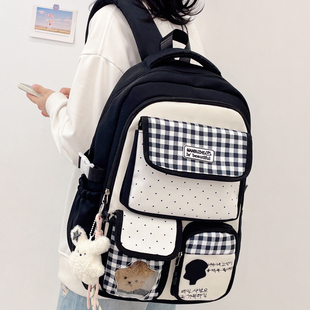 小学生书包女初中生大容量轻便双肩包三四五六年级高颜值儿童背包