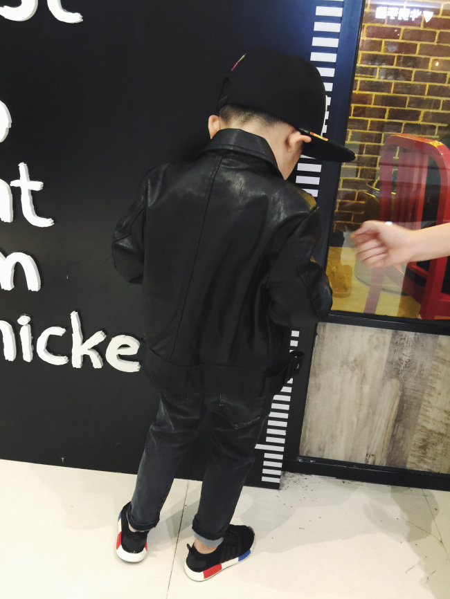 Blouson enfant en cuir PU - Ref 2159494 Image 5