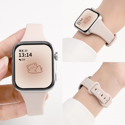 适用于华为watchfit4表带fit4pro专用一体硅胶腕带fit3运动智能手表环小蛮腰反扣替换带男女夏季时尚表链配件