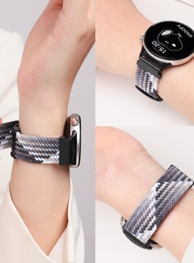 适用于vivowatch3/5表带磁吸扣编织回环腕带iqoowatch5智能运动手表watch2尼龙替换vivowatchgt1/2配件男女款