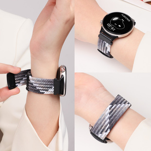 2配件男女款 适用于vivowatch3 5表带磁吸扣编织回环腕带iqoowatch5智能运动手表watch2尼龙替换vivowatchgt1