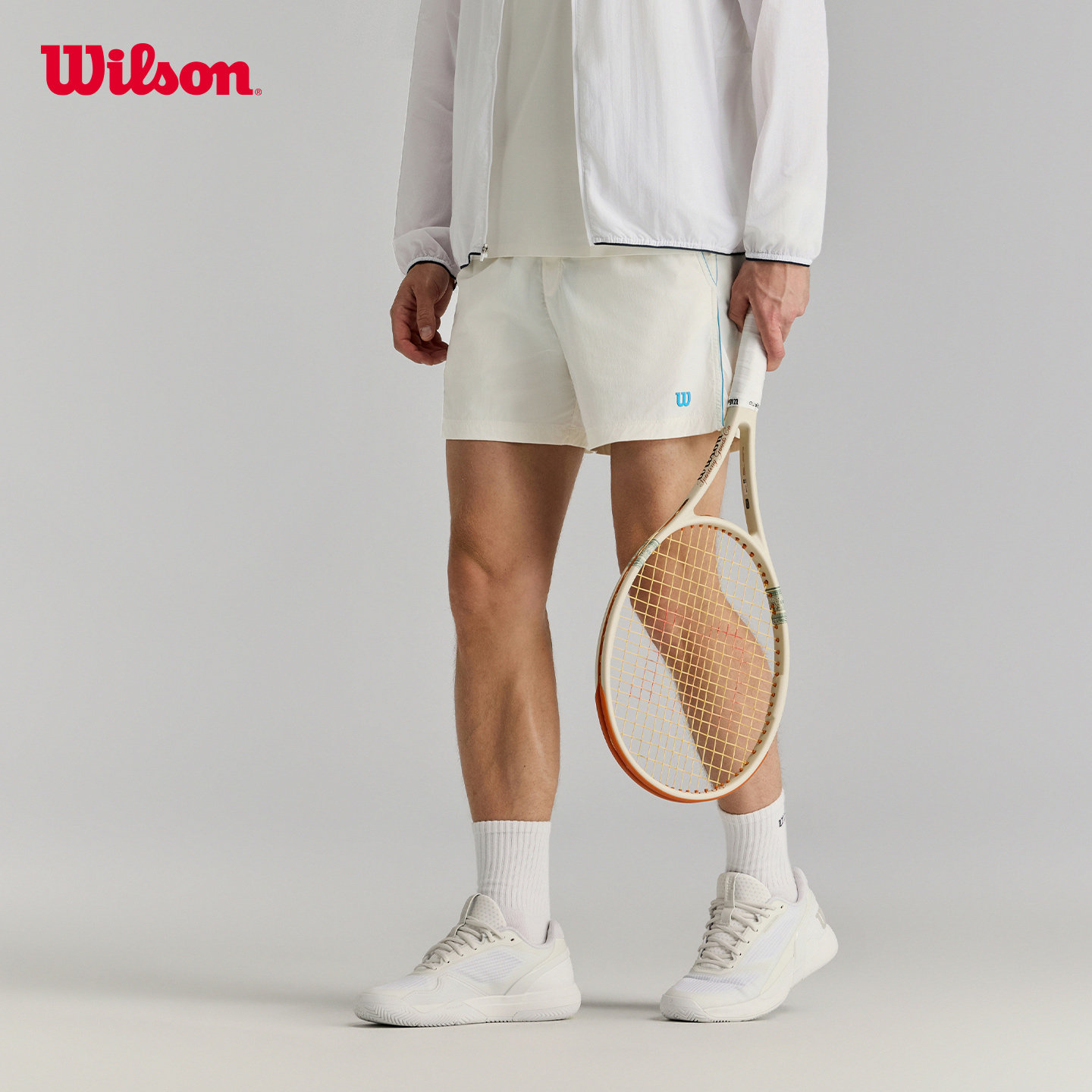 Wilson威尔胜官方夏季男士VOLLEY防泼水百搭运动网球梭织短裤