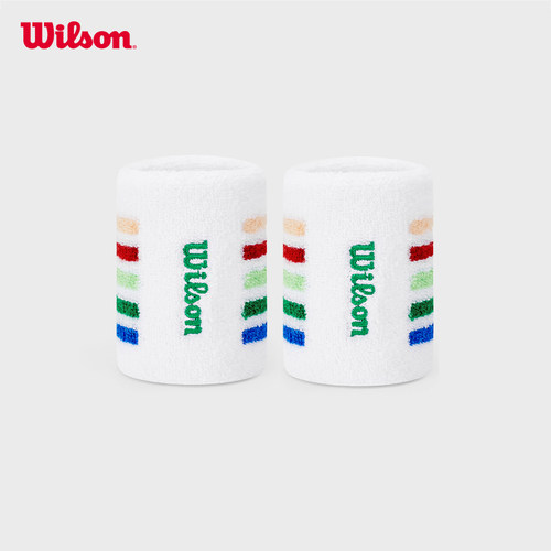 Wilson威尔胜官方ACE GIRL系列百搭网球吸汗弹力编织运动护腕