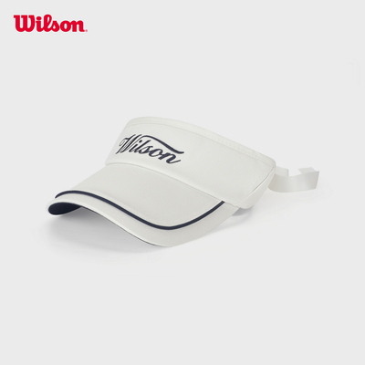 Wilson威尔胜26秋季新款刺绣LOGO百搭休闲网球运动蝴蝶结空顶帽子