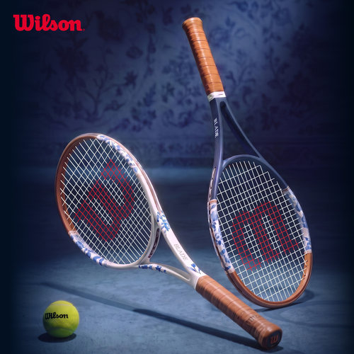 【胜场系列】Wilson威尔胜26新款BLADE V10青花瓷限定专业网球拍