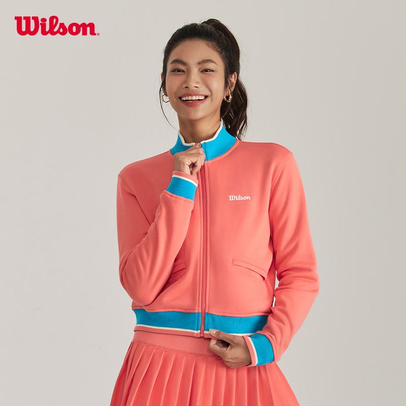 Wilson威尔胜柔软抓毛全拉链外套