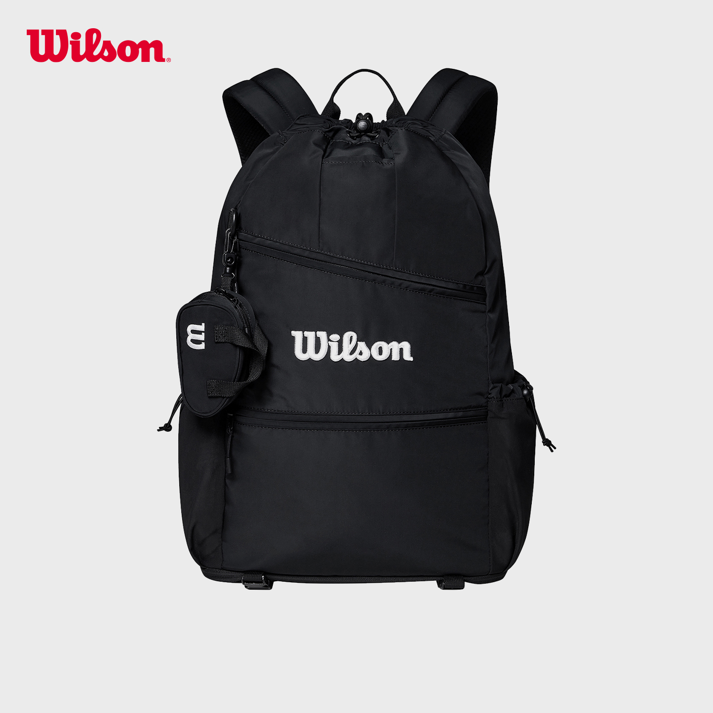Wilson威尔胜官方25年新款网球包大容量轻量运动百搭抽绳双肩包