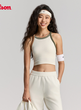 Wilson威尔胜官方夏季女士ON THE DAILY运动网球吊带背心带胸垫