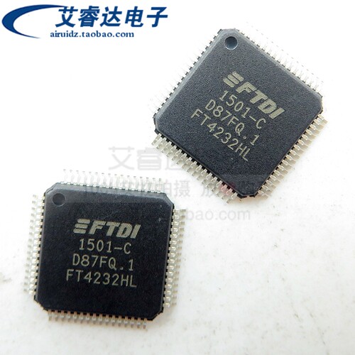 全新原装 FT4232HL FT4232H FT4232 贴片 LQFP64 接口芯片