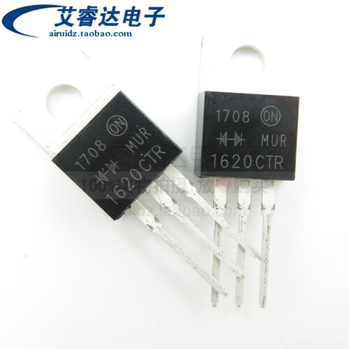 全新国产 MUR1620CTRG 直插 TO220 16A200V 快恢复二极管