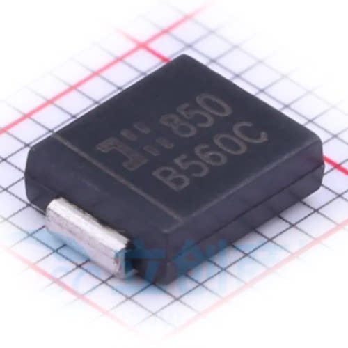 DIODES/美台原装 B560C-13-F 丝印B560C 封装SMC 肖特基二极管