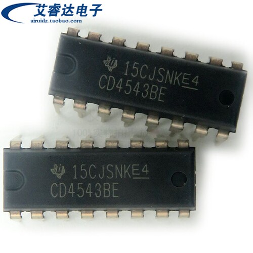 全新原装 CD4543BE  DIP16 直插  驱动器的液晶显示器